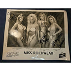 RARE Rock Vintage 101 KLOL Houston Signed Photo Miss Rockwear 1986-1989 Signed