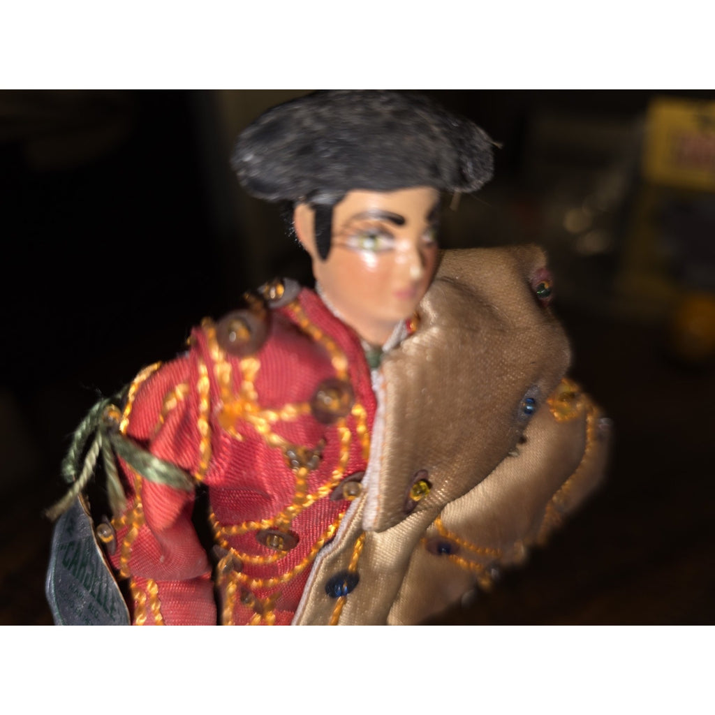Vintage Munecos Carselle Mexican Spanish Matador Doll 6” tall
