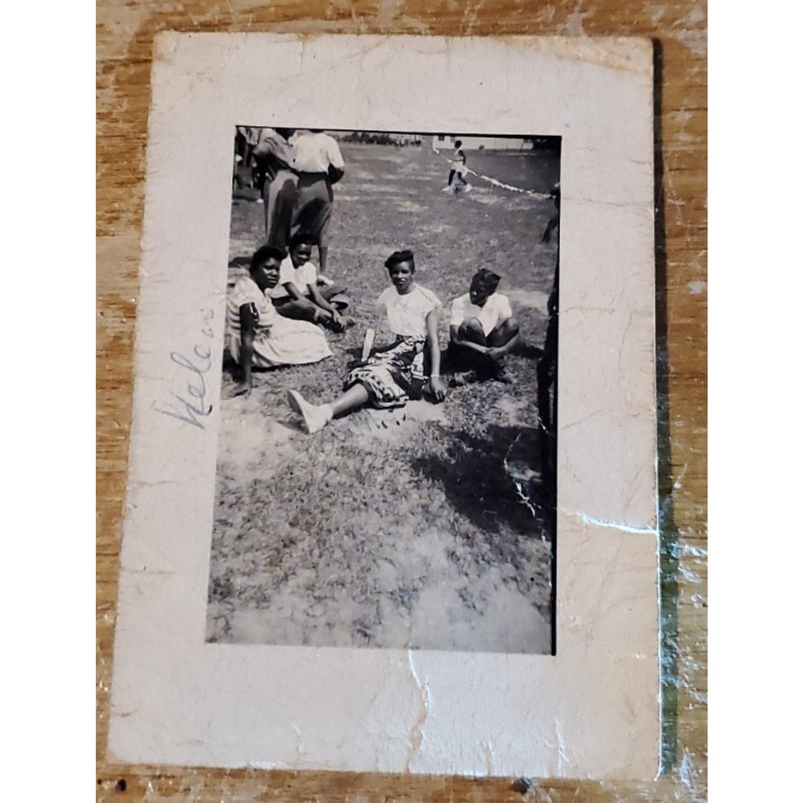 Vintage/Antique Photo/Snapshot African American Young Women 1950's Sitting
