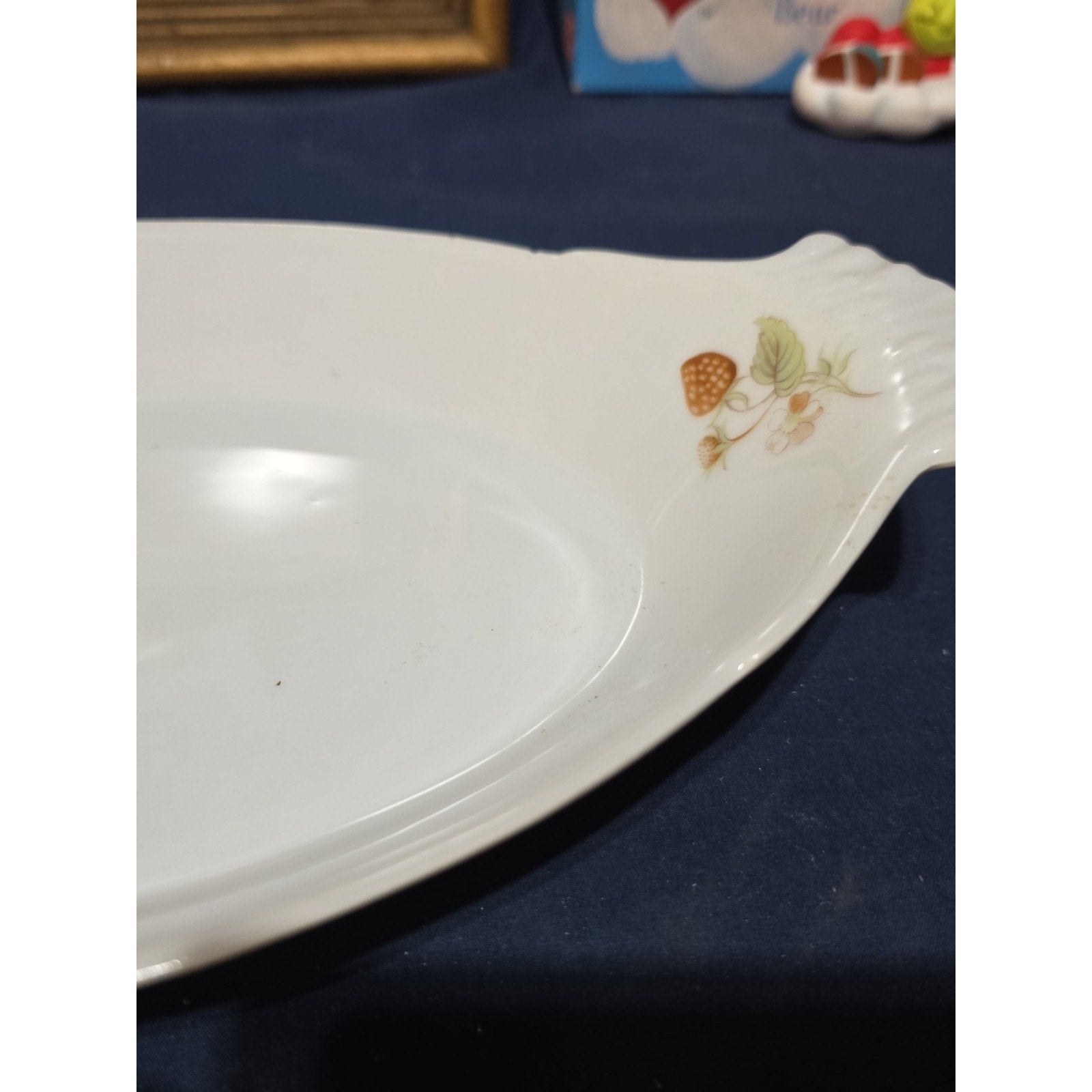 BIA Cordon Bleu Serving Dishes -Oval Au Gratin -Floral Pattern -13”x7.5"