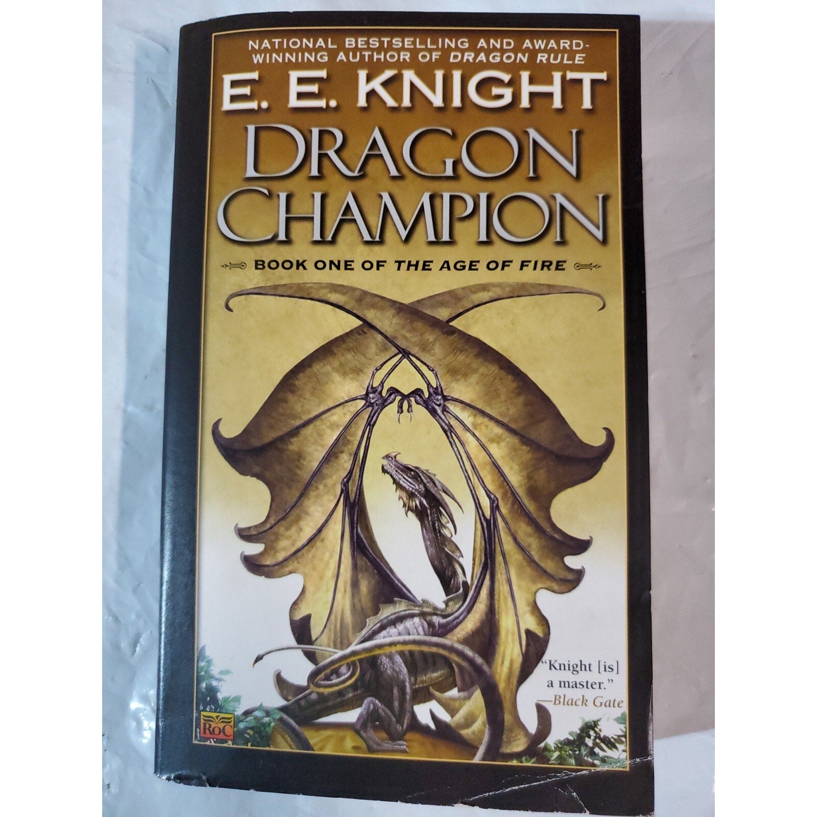 The Age of Fire Ser.: Dragon Champion by E. E. Knight (2010, UK- A Format...