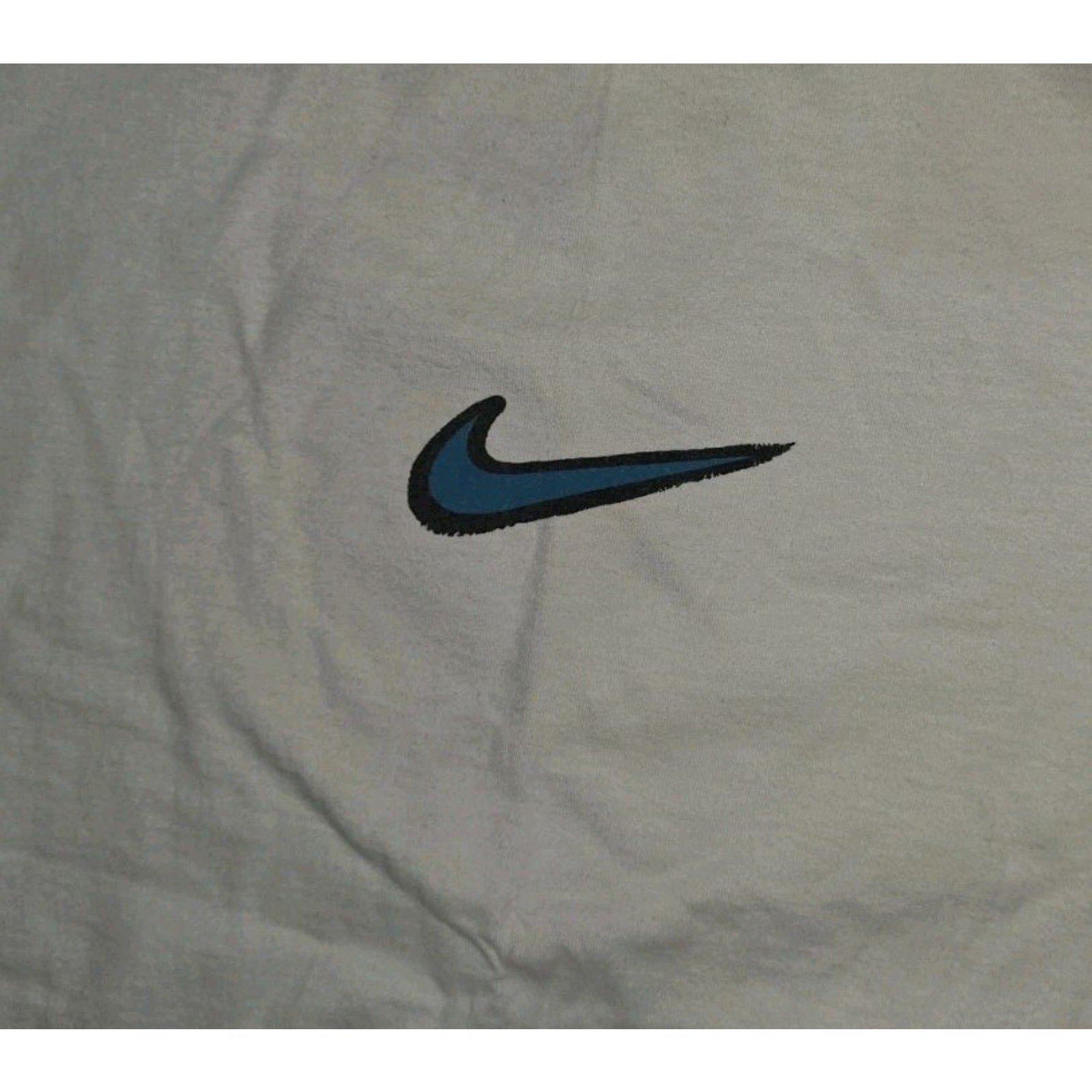 Vintage Rare 90s Nike Peace Love Swoosh T Shirt Medium Made in USA Red Tag