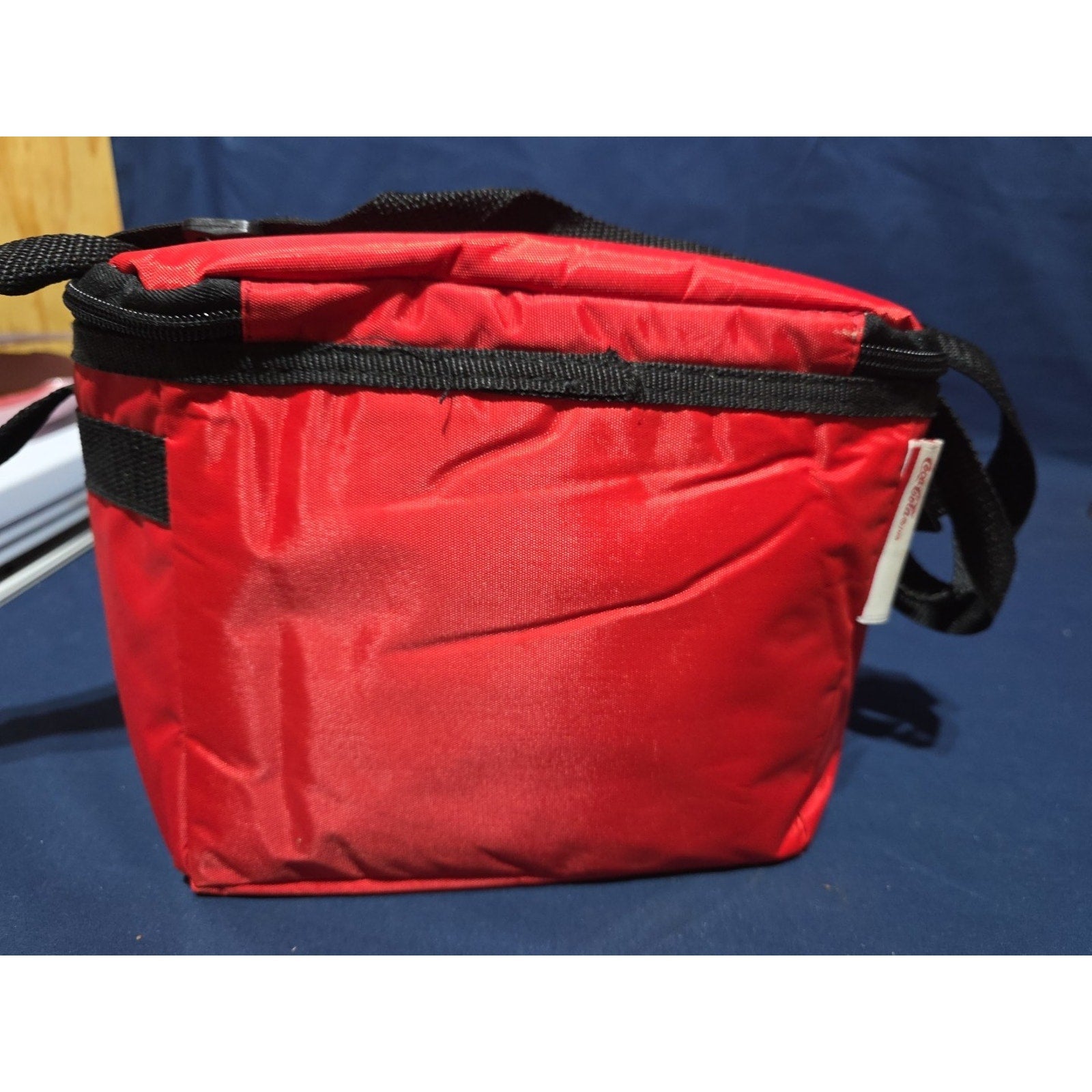 VTG Coca-Cola Soft Sided Lunch Cooler Bag Retro "In Bootles Design