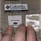 Columbia Sportswear Men's Cargo Shorts - Tan/Khaki - Style AM4042 - Size L / 38