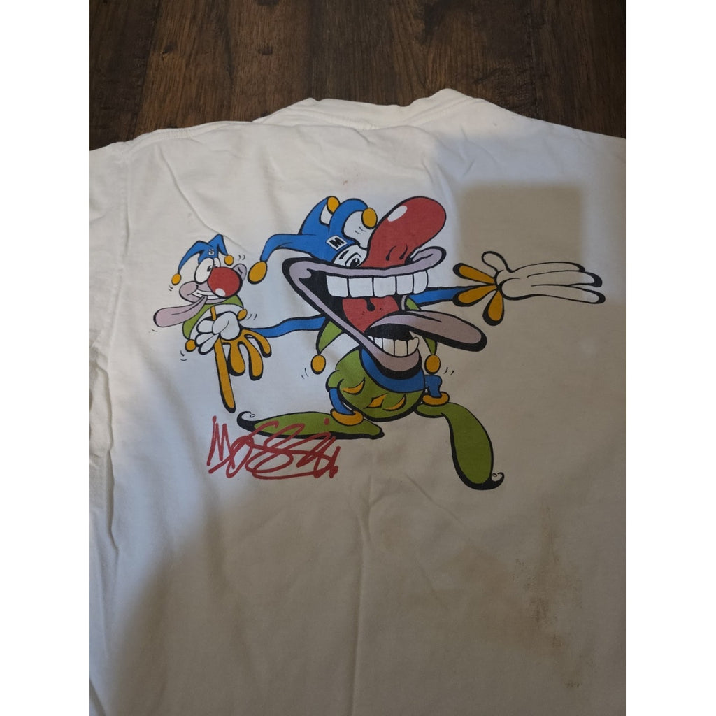 Vintage Rare 90s Mossimo Jester T-Shirt Single Stitch Made in USA Skater Surfer