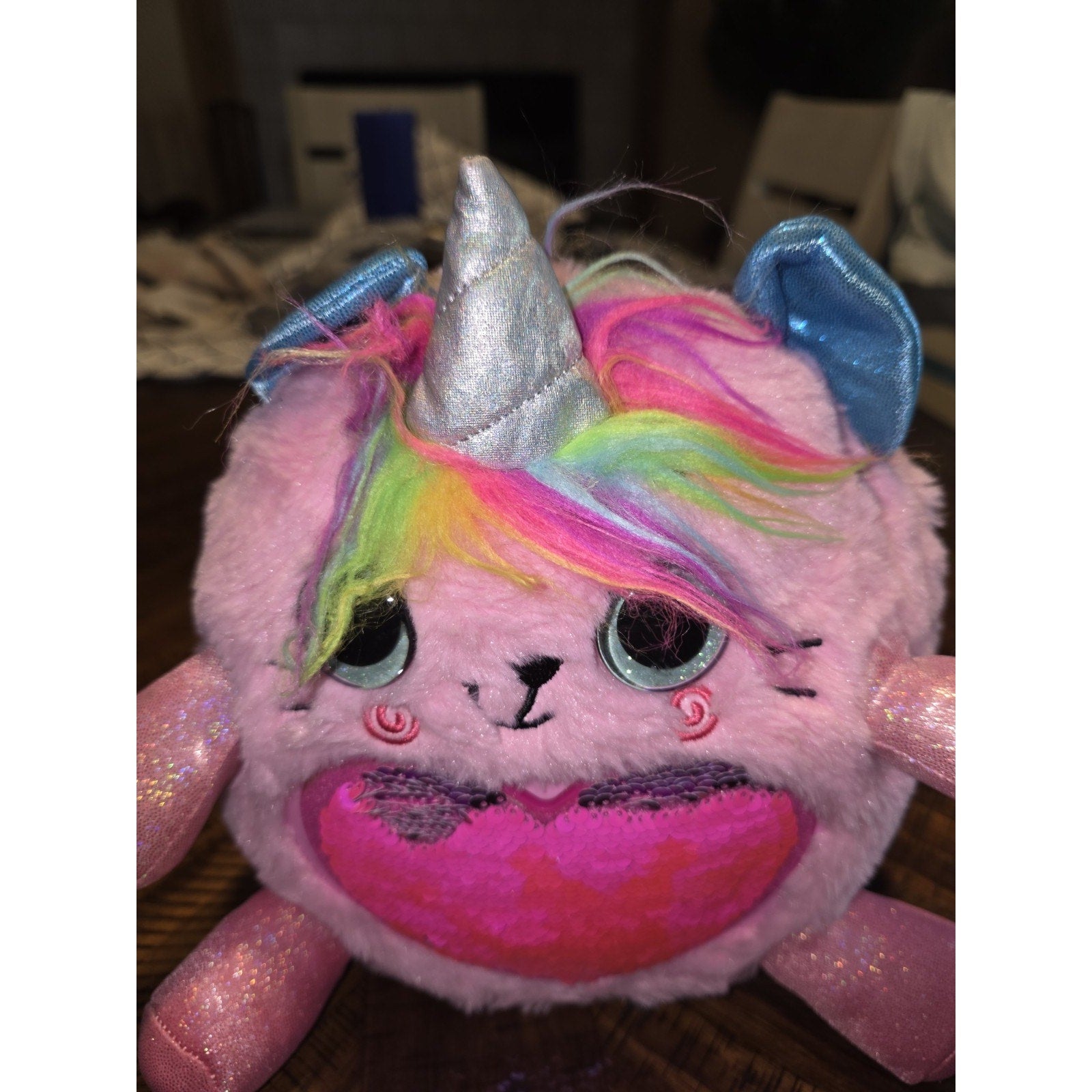 Zuru Unicorn Rainbocorn 10” Plush Stuffed Animal Sparkle