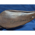 Vtg Eagle Wall Plaque Mount Vernon VA Cast Copper Finish Americana Souvenir 9"