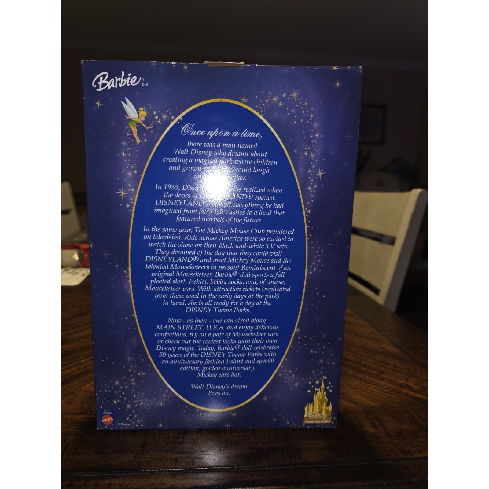 BARBIE -Vintage Disney/Disneyland Parks Barbie Then & Now 50th ANNIVERSARY DOLL