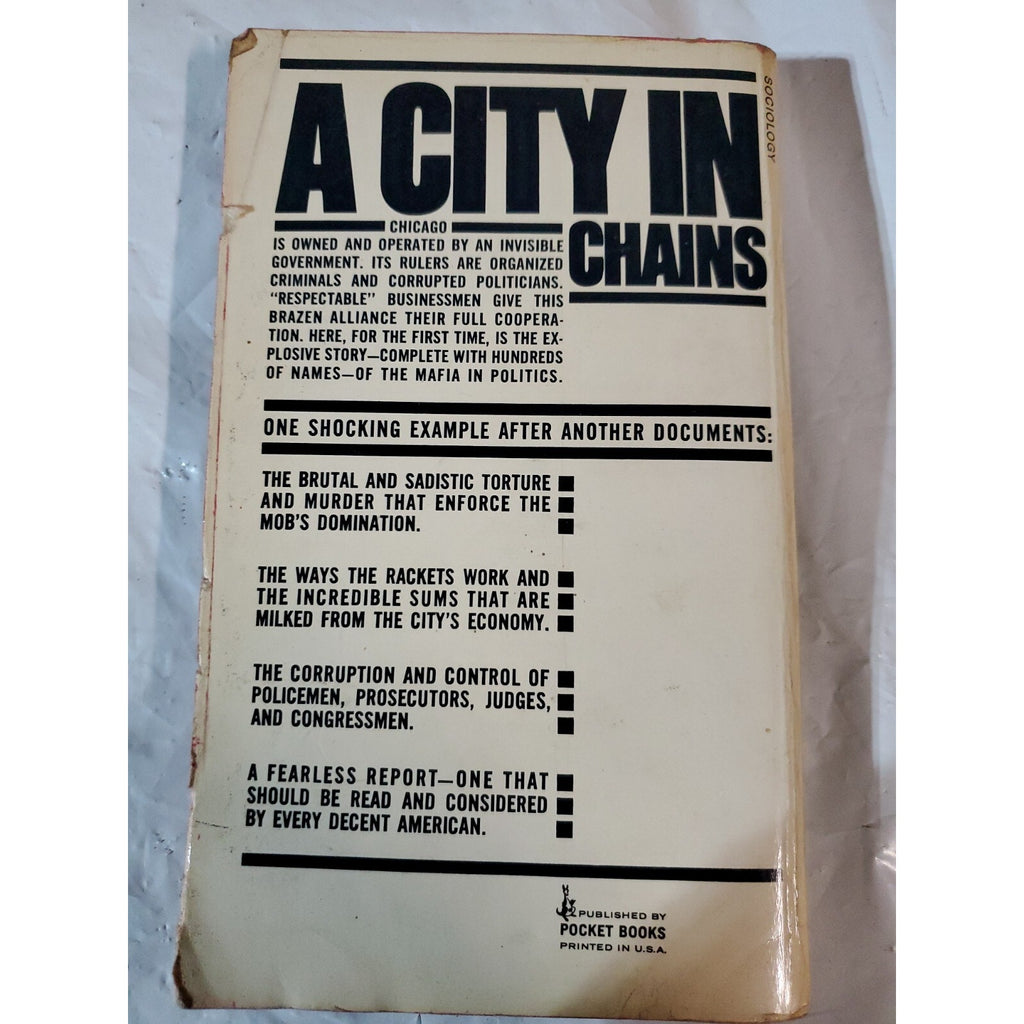 CAPTIVE CITY by OVID DEMARIS, POCKET BOOKS #77201, 1970, VINTAGE PAPERBACK!