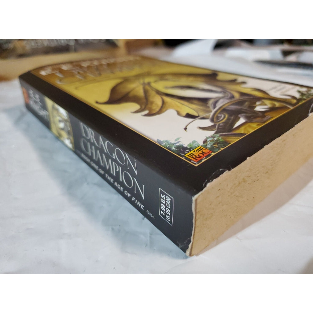 The Age of Fire Ser.: Dragon Champion by E. E. Knight (2010, UK- A Format...