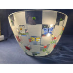 Lenox NATURE'S SPLENDOR PKP 9” Large Glass Salad/Fruit Bowl