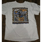 RARE VINTAGE 90s NIKE Grey Tag Hoops Streetball T-Shirt SINGLE STITCH USA L/XL
