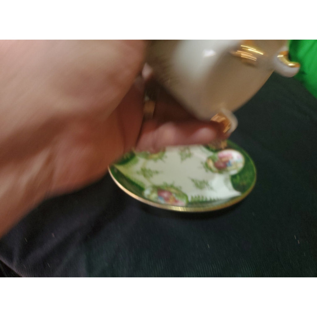 Vintage Royal Sealy China Cup and Saucer Rare Collectible Gold Trim