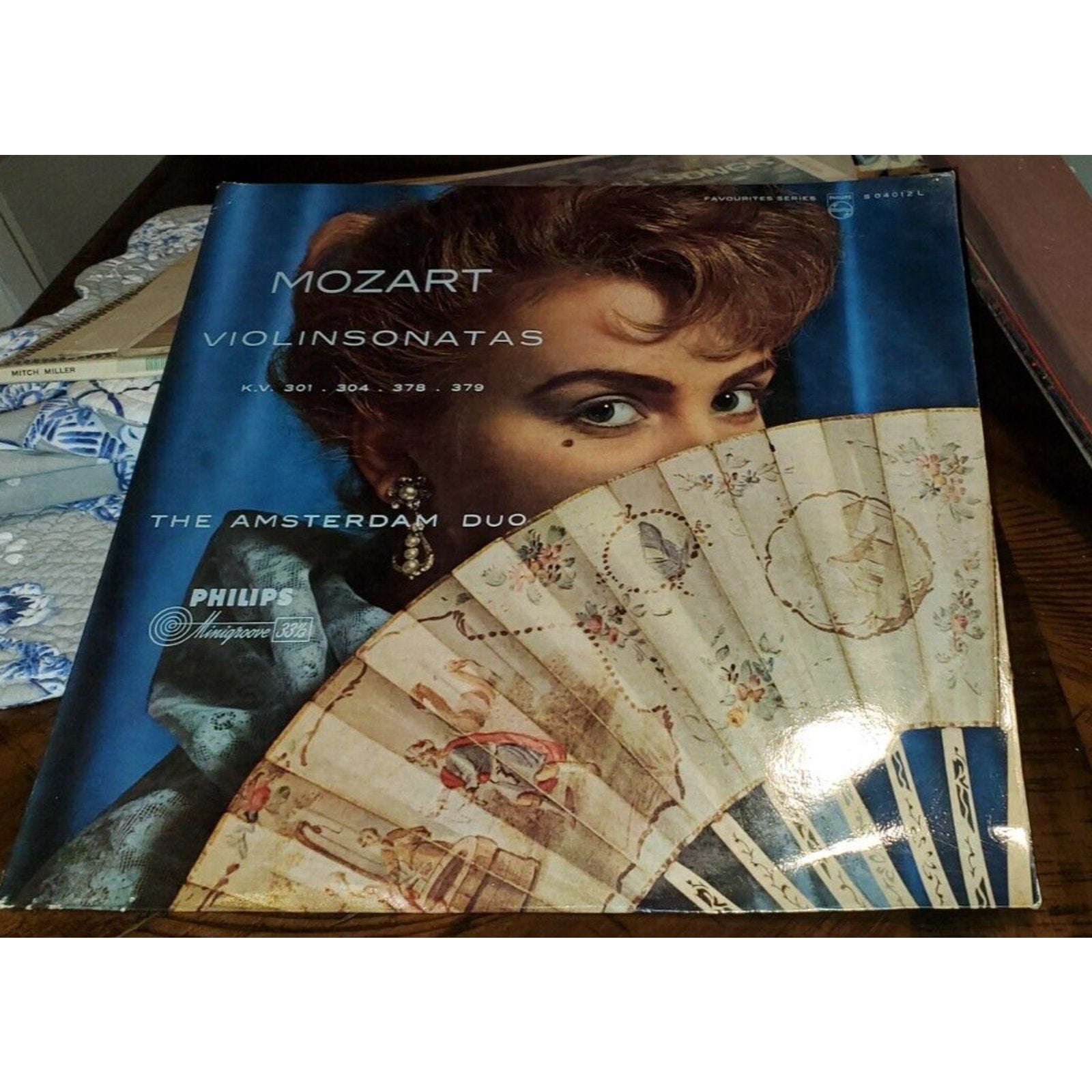 Mozart - Violin Sonata Kv 301 304 378 379 Das Amsterdamer Duo 1956 S04012L Rare