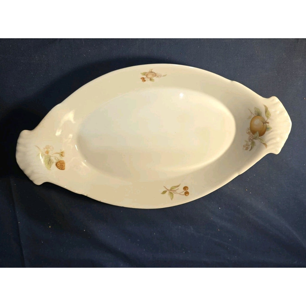 BIA Cordon Bleu Serving Dishes -Oval Au Gratin -Floral Pattern -13”x7.5"