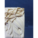 New Valentino 3D White Marble Jesus Christ Face Wall Plaque, Made in Italy 🇮🇹