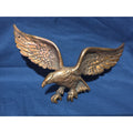 Vtg Eagle Wall Plaque Mount Vernon VA Cast Copper Finish Americana Souvenir 9"
