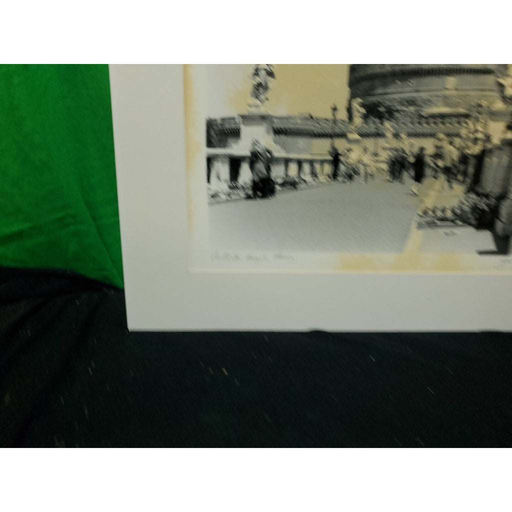 Castel Sant'Angelo Castle of St Angelo Rome Original 9X13 Signed Matted 1960s