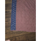 Vintage Texas Lone Star Quilt & Pillow Shams Set | Handmade Patchwork 96x80
