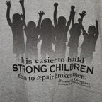Build Strong Children T-Shirt Women's 2XL Life