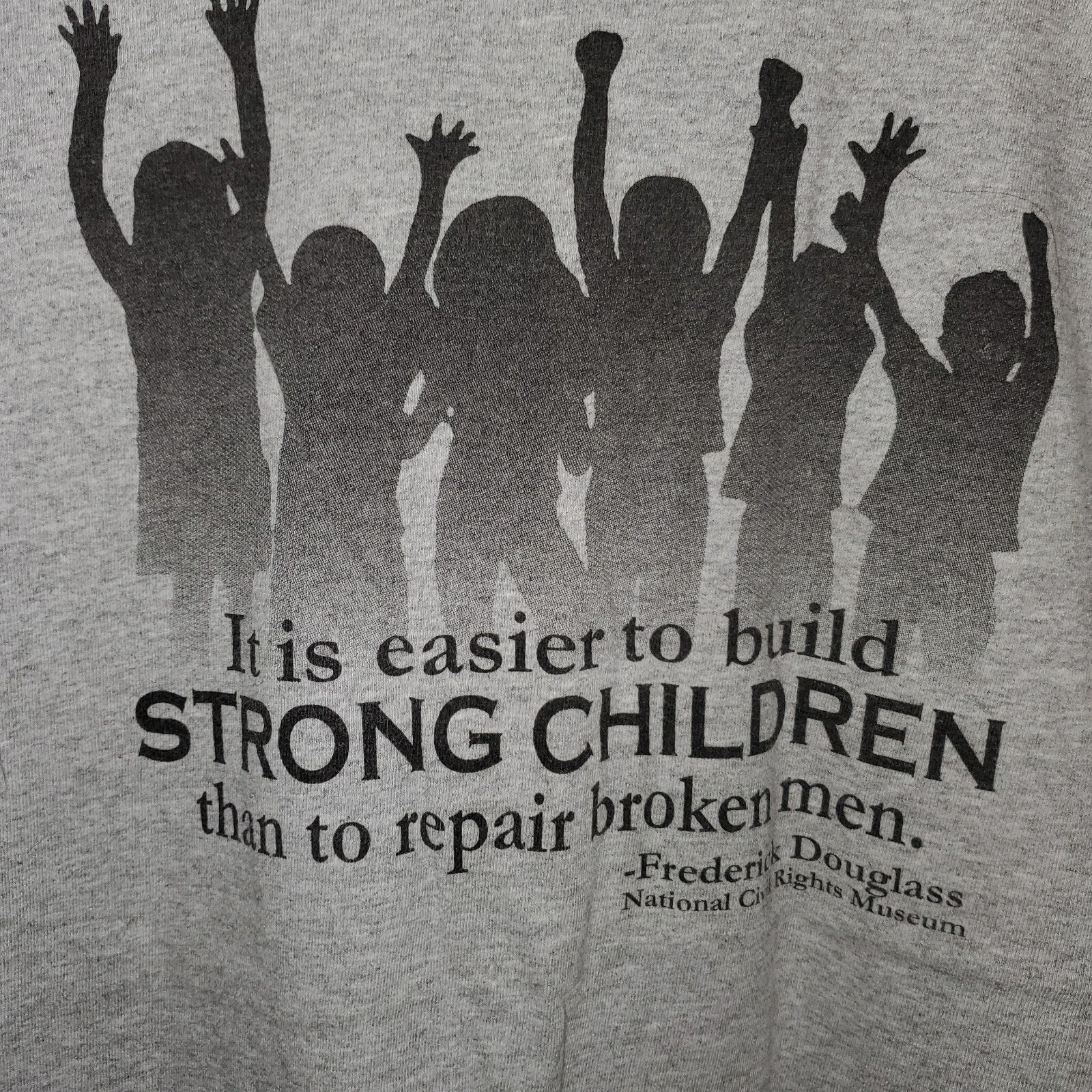 Build Strong Children T-Shirt Women's 2XL Life