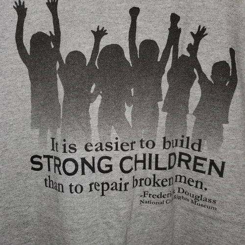 Build Strong Children T-Shirt Women's 2XL Life