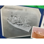 USS Francis Marion LPA-249 APA US Navy Original 8x10 Photo With Cert. Of Appt.
