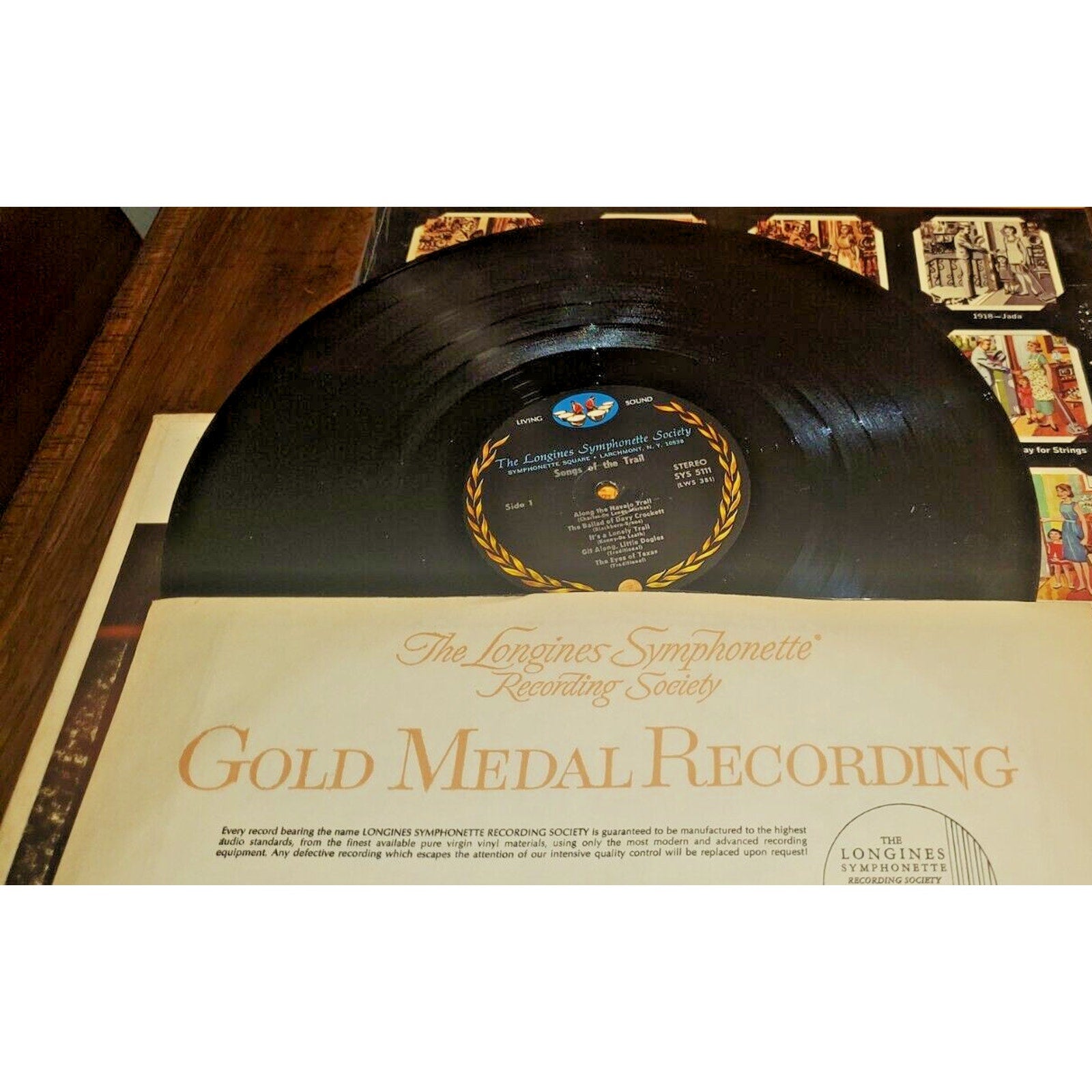 The Longines Symphonette Songs of the Trail LP Record VNTG