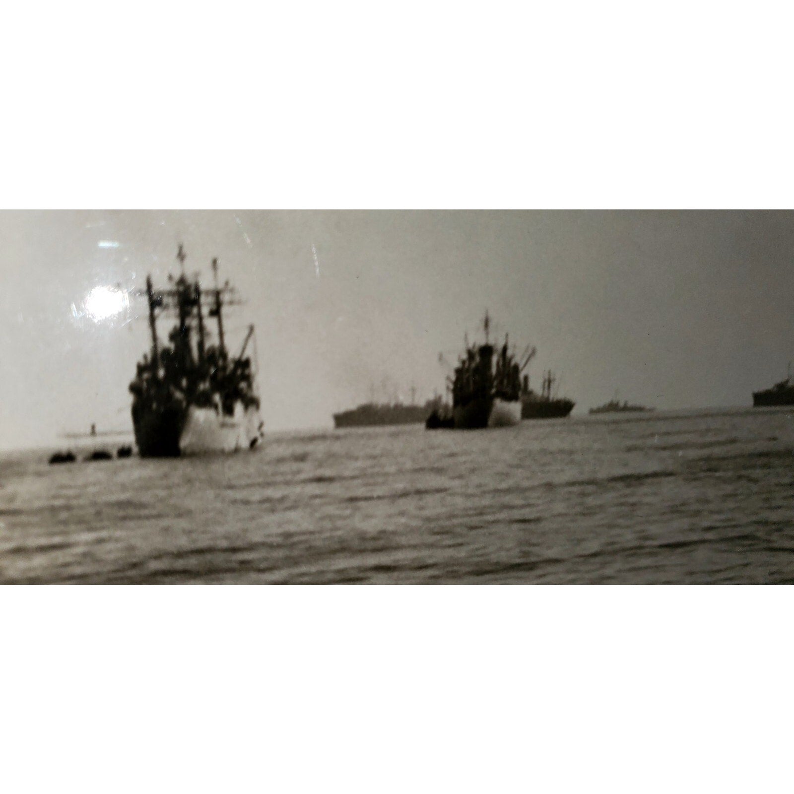 US Navy 8x10 Vintage Rare Photo WW2 Navy Ships Beach Landing 1939 Russia