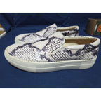 Steve Madden Shoes Womens Size 8M Snake Print Slip On Platform Casual Gills-C