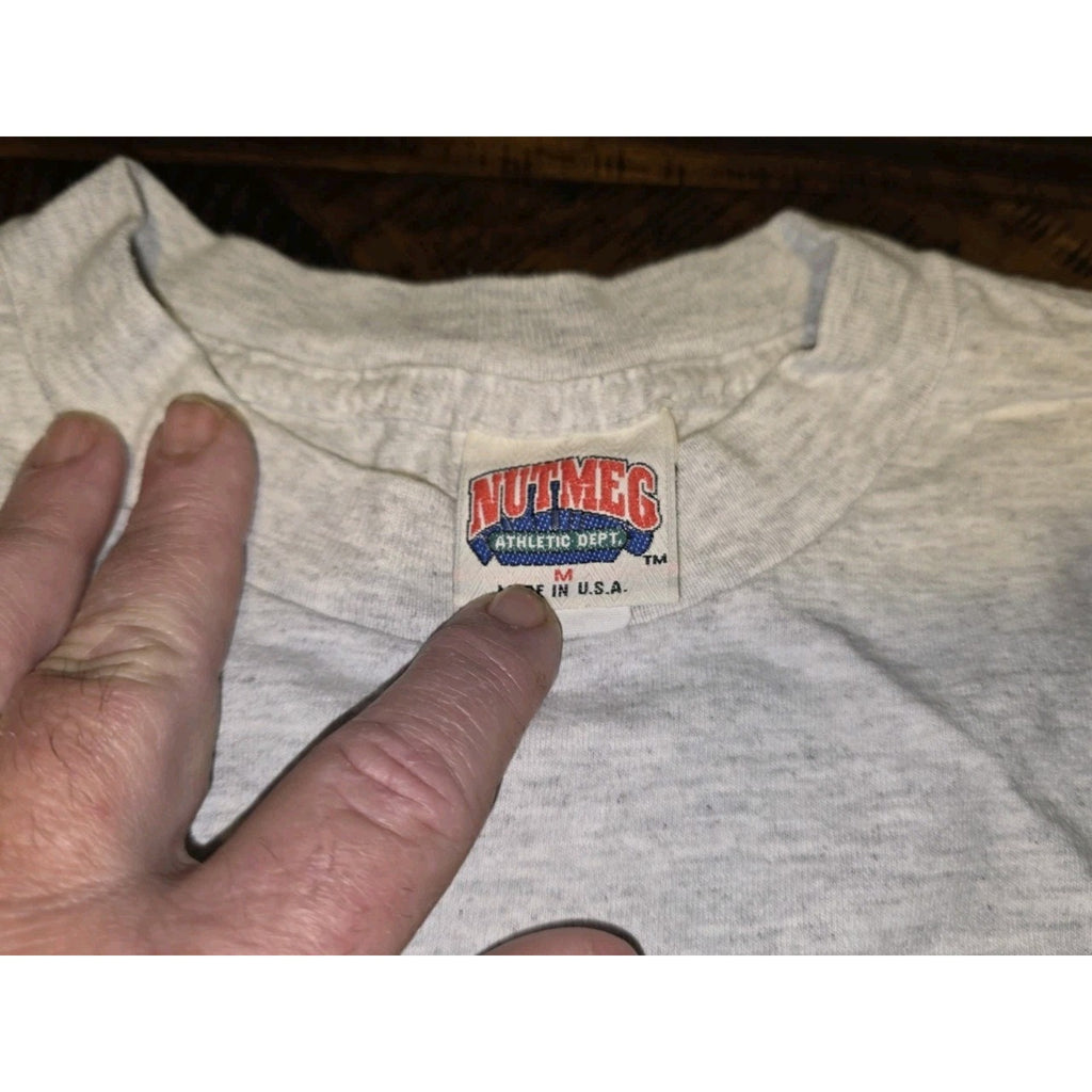 Vintage Texas Longhorns Pocket T shirt 1980’s M Single Stitch Nutmeg Made USA
