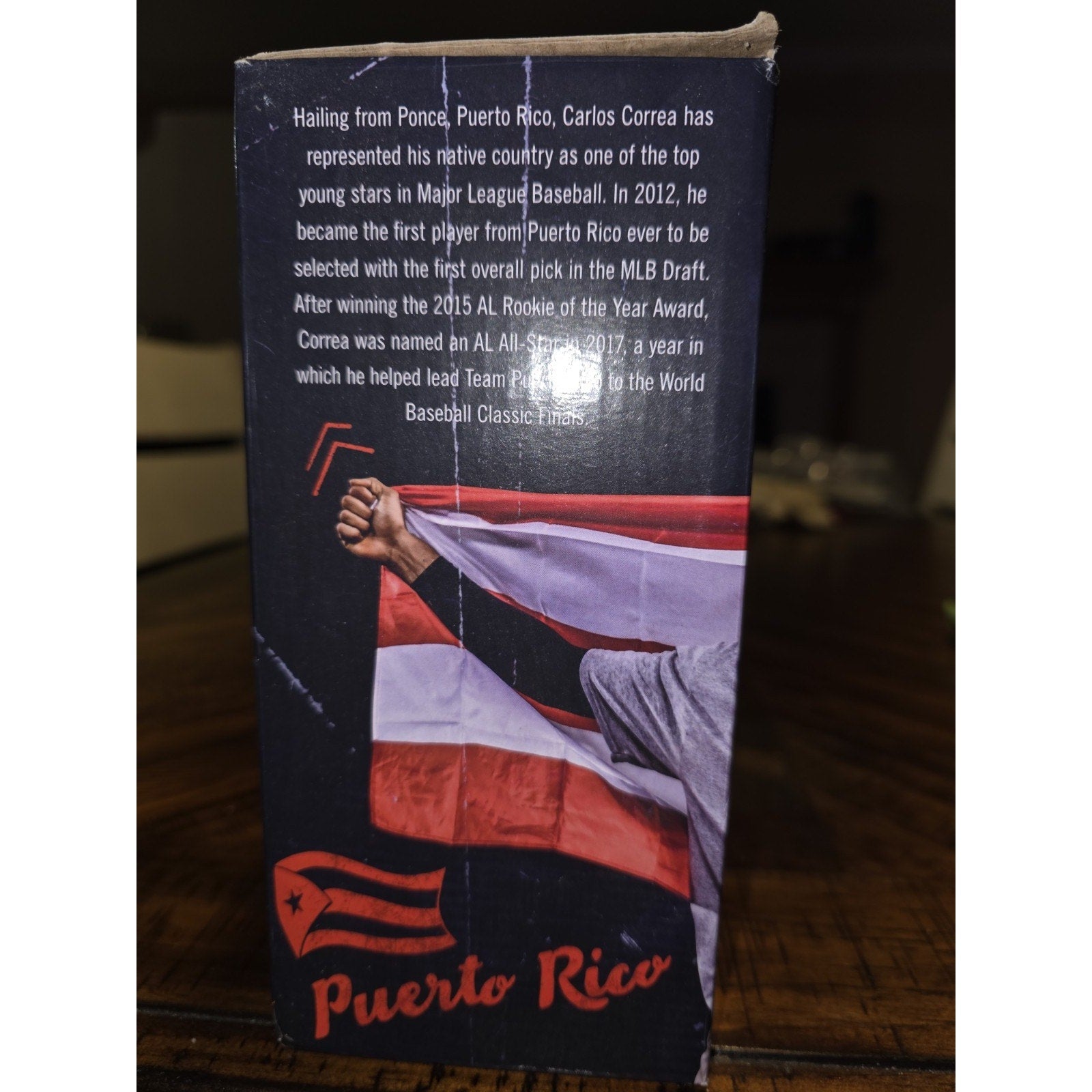 Houston Astros Carlos Correa Collectible 'Puerto Rico Flag' Bobblehead "2019"