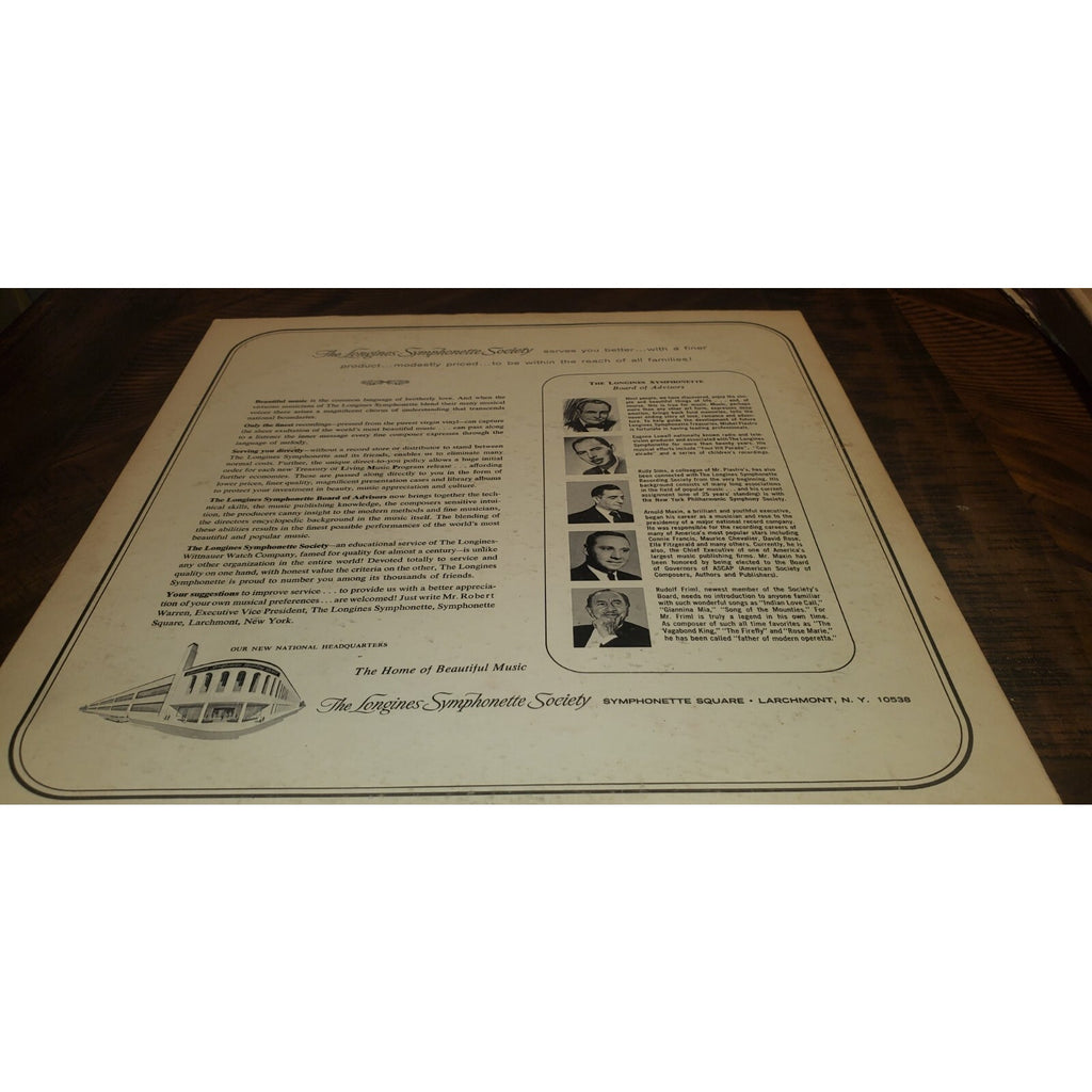 The Longines Symphonette Songs of the Trail LP Record VNTG