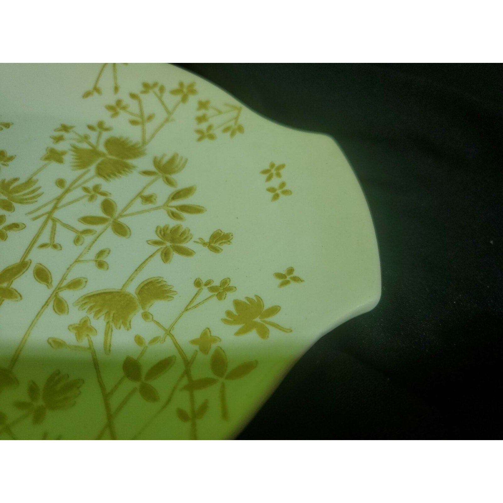 Vintage Sheffield Ironstone Golden Meadow Serving Plate 7.25" Oven Proof