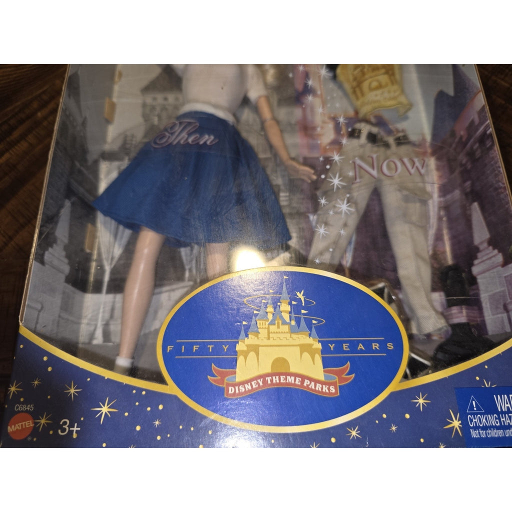 BARBIE -Vintage Disney/Disneyland Parks Barbie Then & Now 50th ANNIVERSARY DOLL