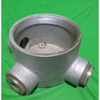 GUJT59 CROUSE HINDS 1-1/2" Conduit Electrical Box W/Cover Explosion /Fire Proof