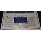 Tennessee Uncirculated Quarters Stamps Collection Card The Volunteer State 1796