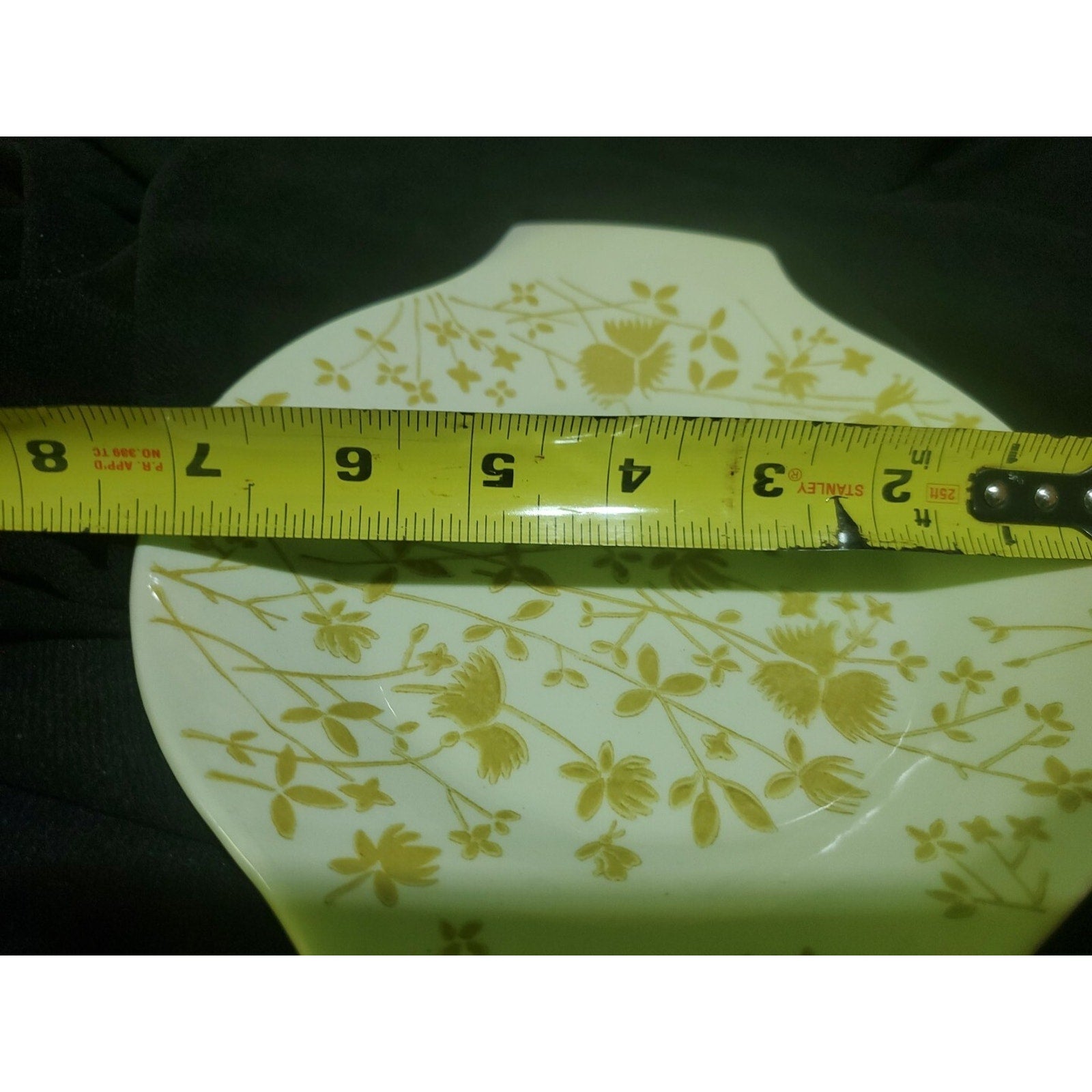 Vintage Sheffield Ironstone Golden Meadow Serving Plate 7.25" Oven Proof