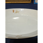 BIA Cordon Bleu Serving Dishes -Oval Au Gratin -Floral Pattern -13”x7.5"