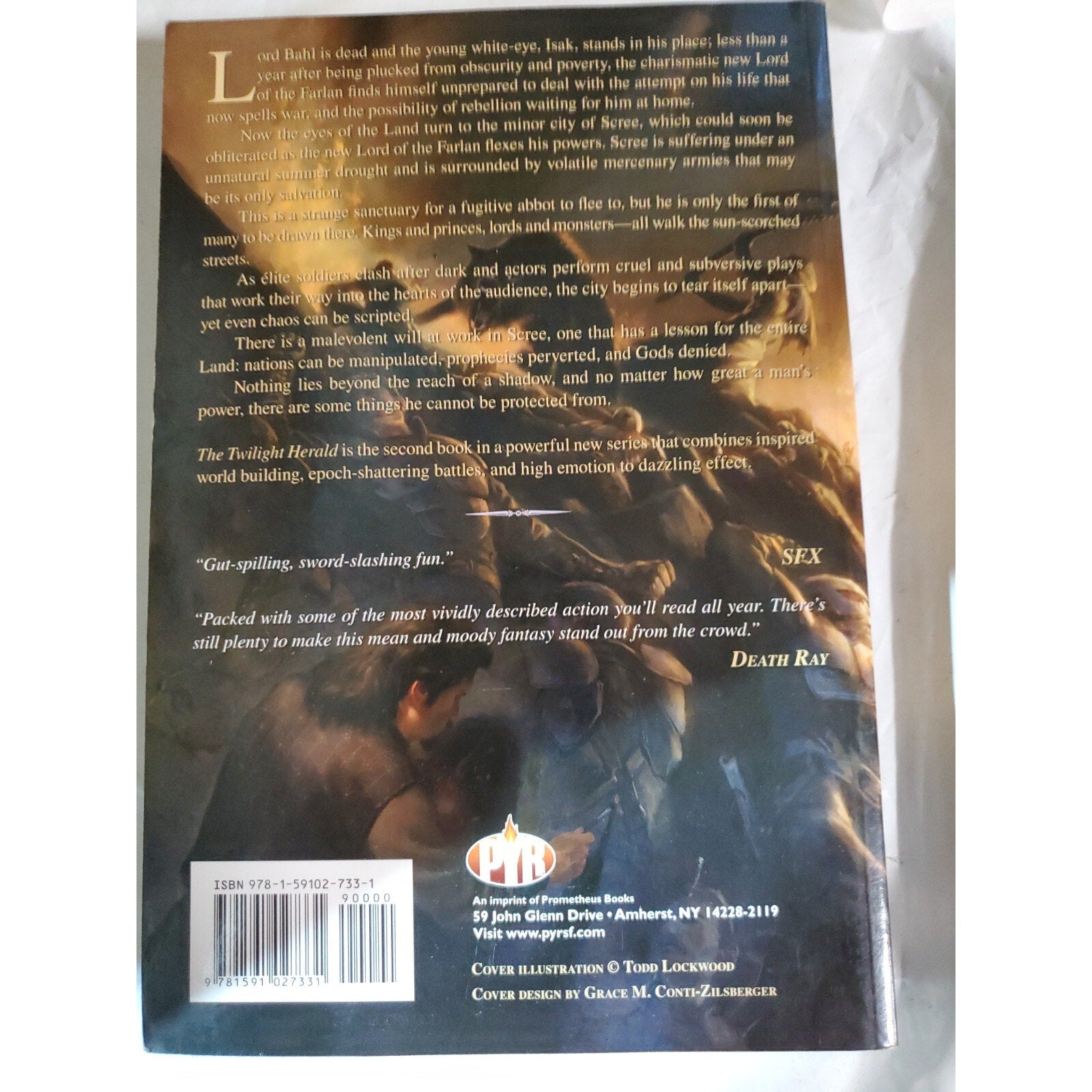 Twilight Reign Ser.: The Twilight Herald by Tom Lloyd (2009, Trade Paperback)