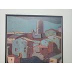 Amadeu Casals 1930"s Sun & Shade Lithoograph Matted