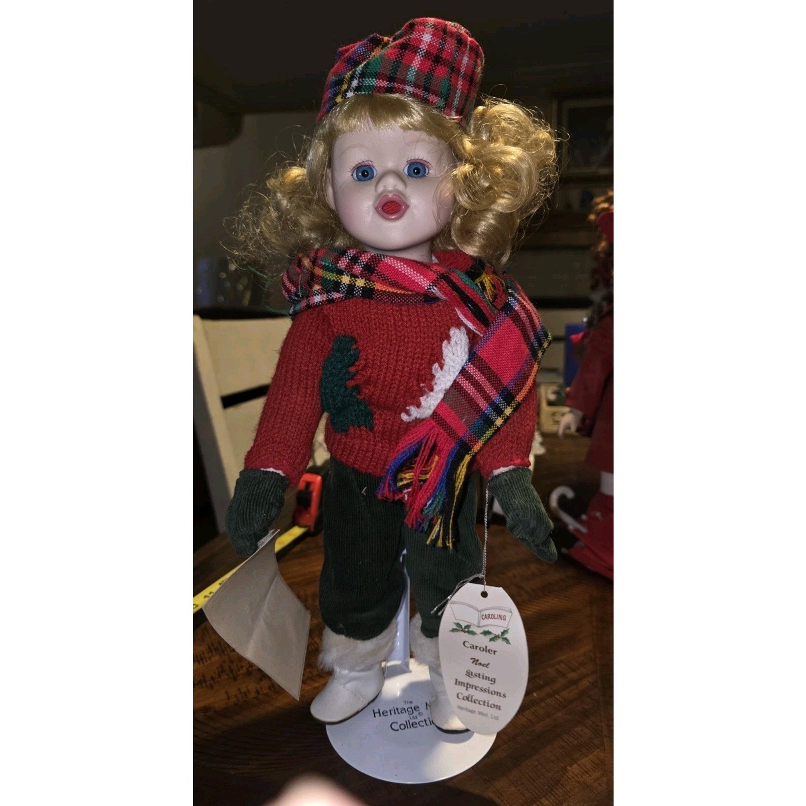 Vintage 1994 Heritage Mint Lasting Impressions Doll Collectible 16" Christmas