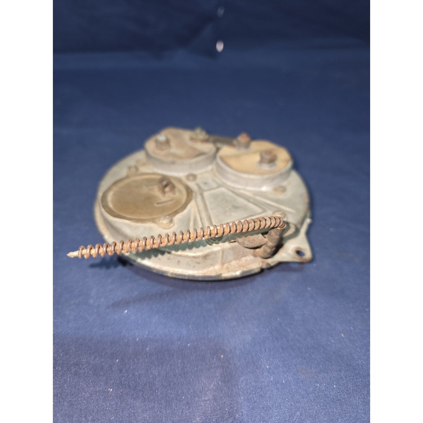 VTG 1936 to 1939 Ford Fuel Oil Battery Temp Gauge Rat Hot Rod Untested