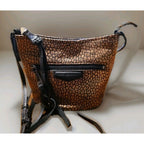 Aimee Kestenberg Tamitha Leather Crossbody Bag - Bronze Python Metallic - A2823