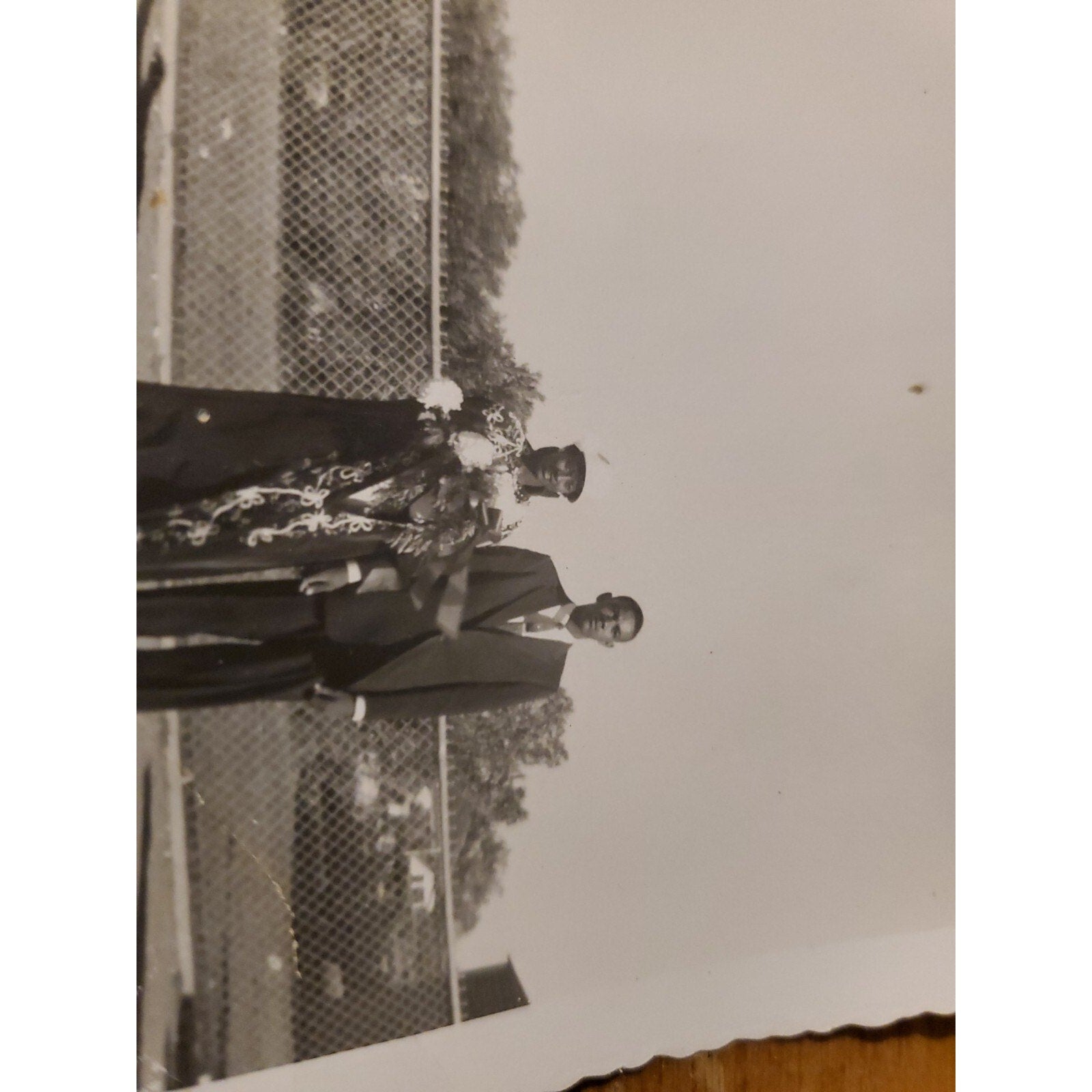 50s African American Couple 3×3 Vintage Snapshot PHOTO