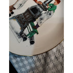 Norman Rockwell Plate " Fall The Coal Is Season Is Coming - Vintage W/ Box