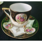 Vintage Royal Sealy China Cup and Saucer Rare Collectible Gold Trim