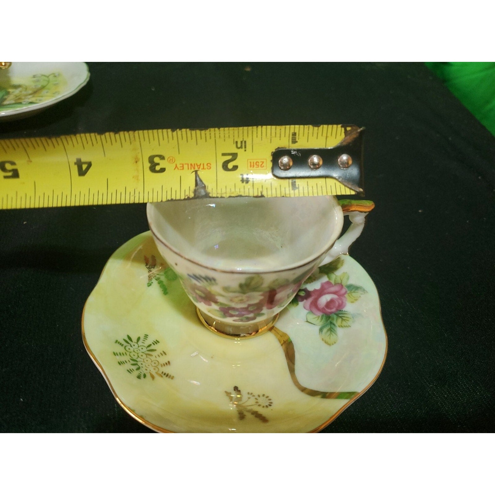 Vintage Fine China From Japan Tea Cup & Saucer Floral Pattern