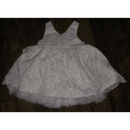 American Princess Dress Sz 4 Exc cond Ivory Gold, Pearl, Silver Rhinestones