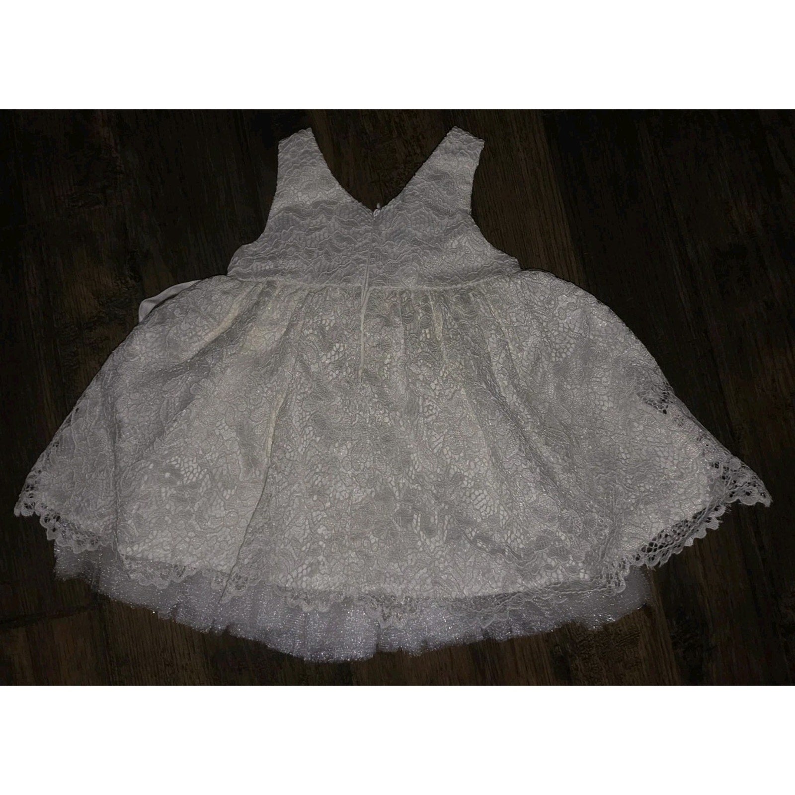 American Princess Dress Sz 4 Exc cond Ivory Gold, Pearl, Silver Rhinestones